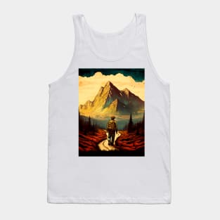 Hiking Wanderlust in the Wilderness: Not All Who Wander are Lost - J.R.R. Tolkien Tank Top